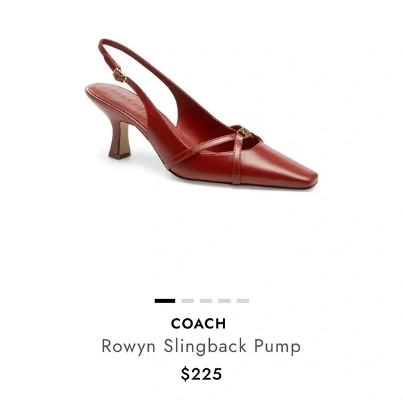 Coach heels 7.5 - Rowyn Slingback Pumps - Picture 9 of 9